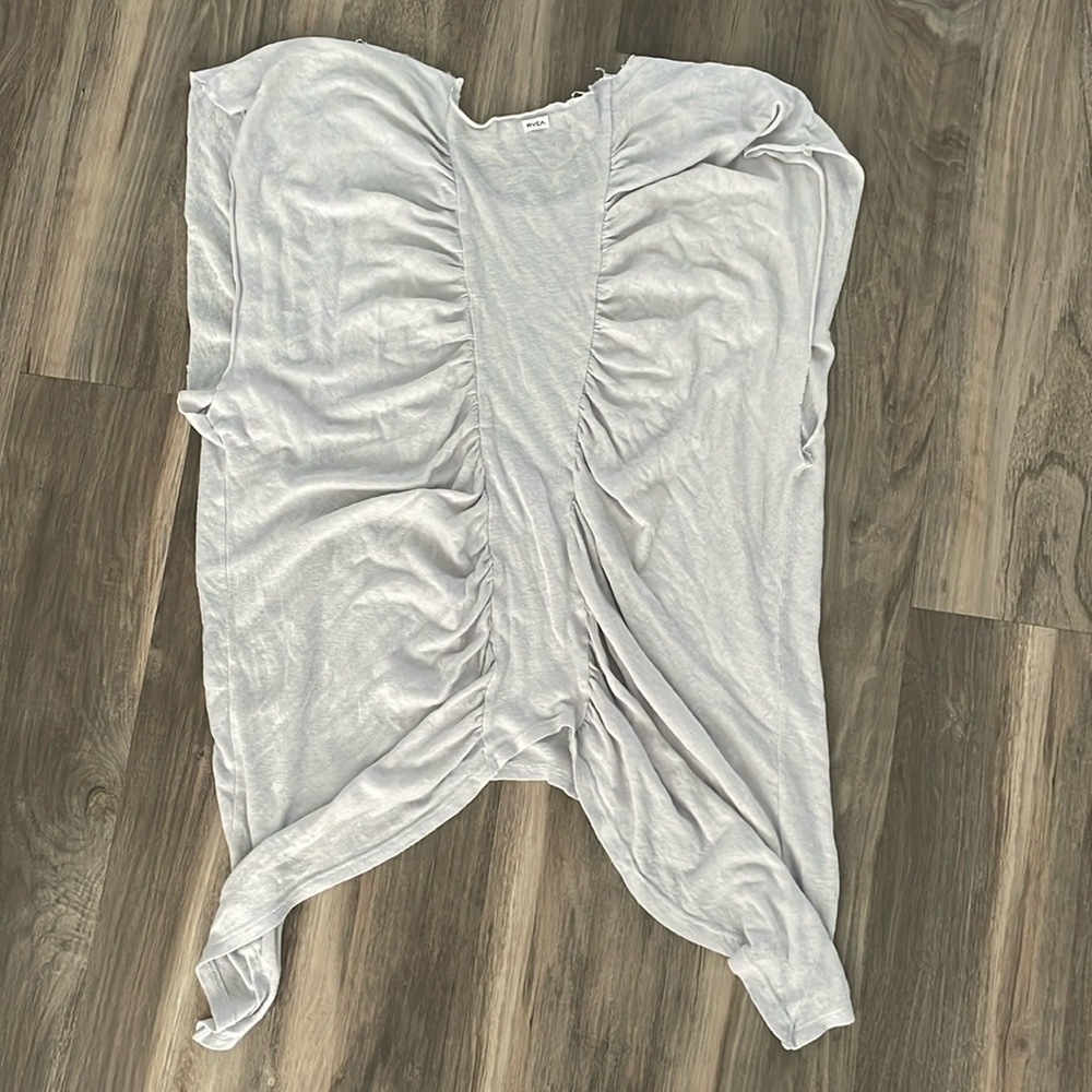 RVCA xs flowy light purple soft top
